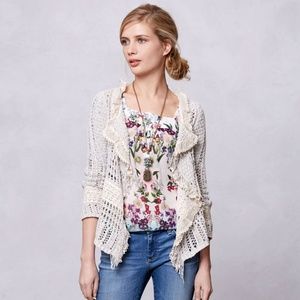 Knitted & Knotted Anthropologie Cardigan Sweater